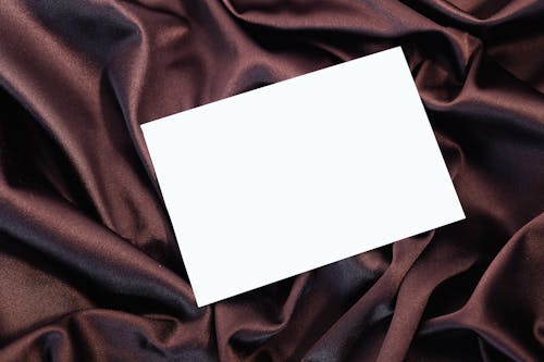 Close Up Photo of Blank Card