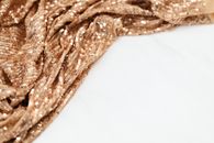 Brown Textile on White Textile