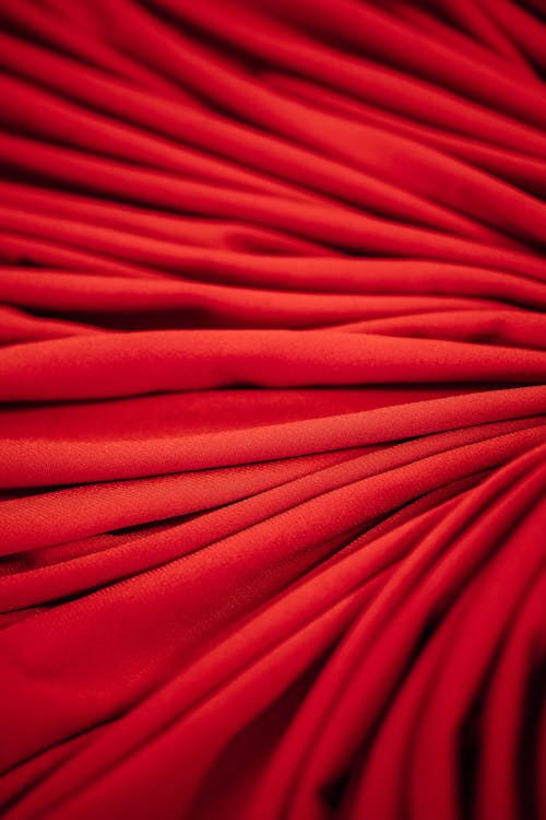 Close Up Photo of a Red Fabric