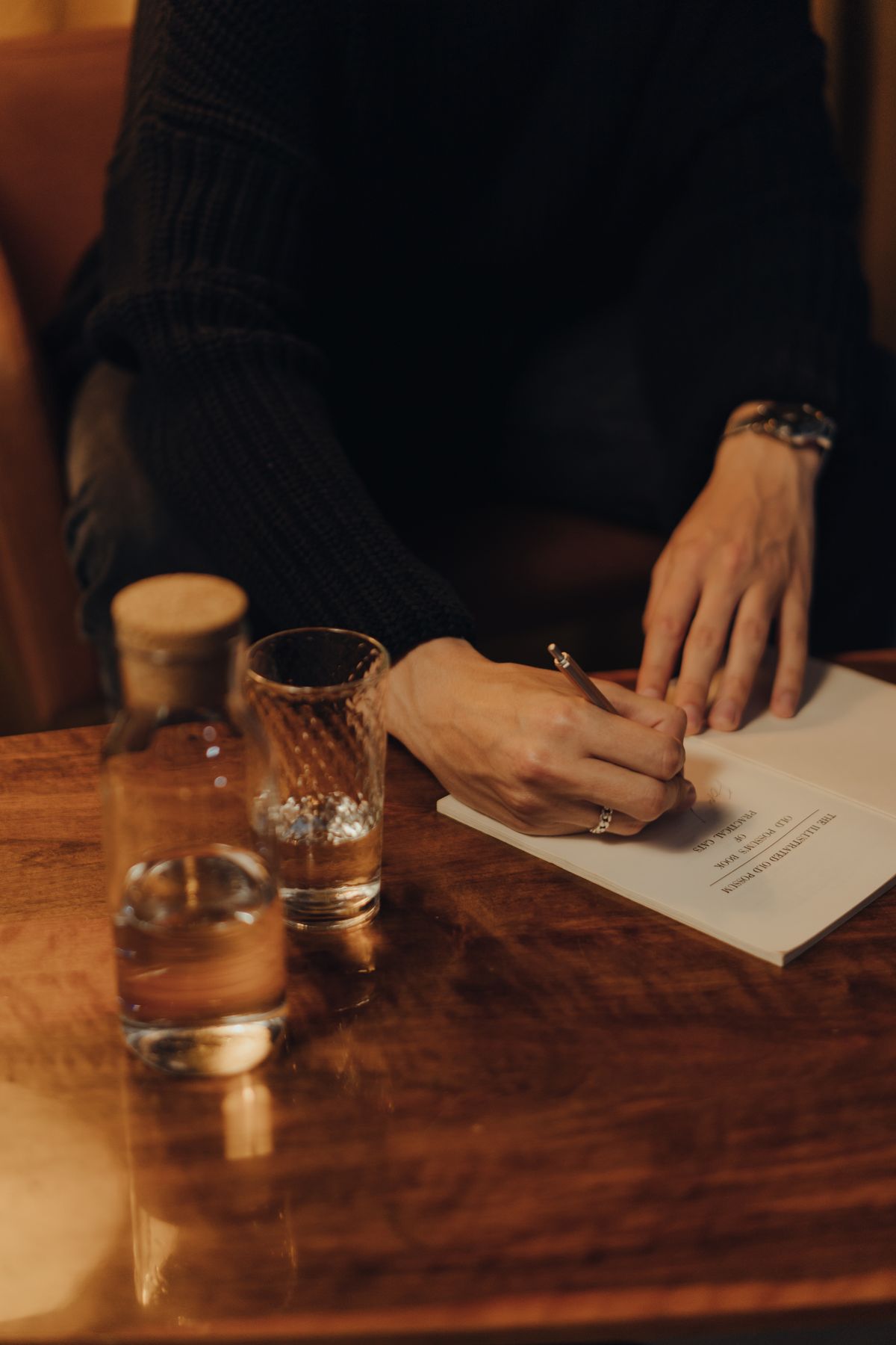 Keeping a simple symptom diary in a notebook