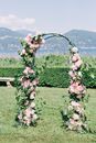 Floral Arrangement in an Arc