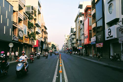 Photo of a City Street