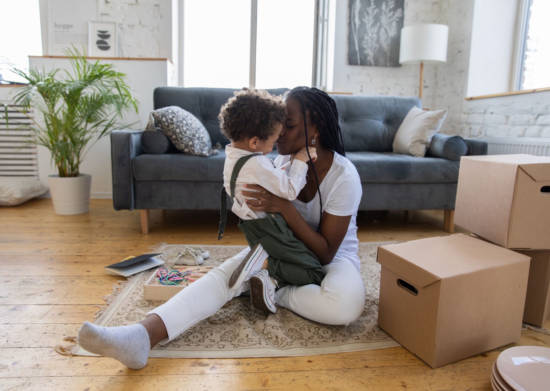 Same-day removals van loading — house removals in Liverpool