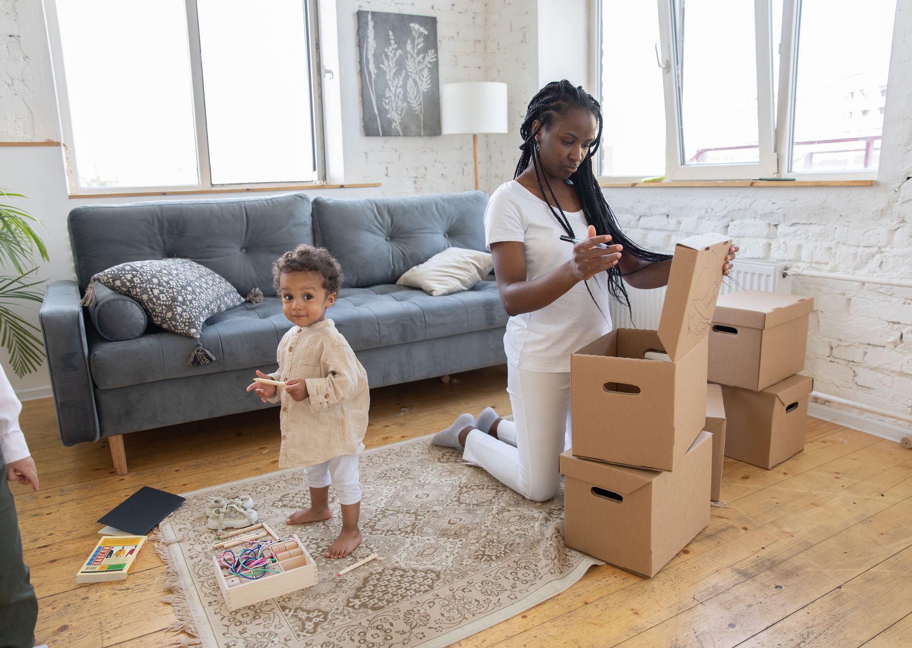 Professional removals crew at work — house removals Barking