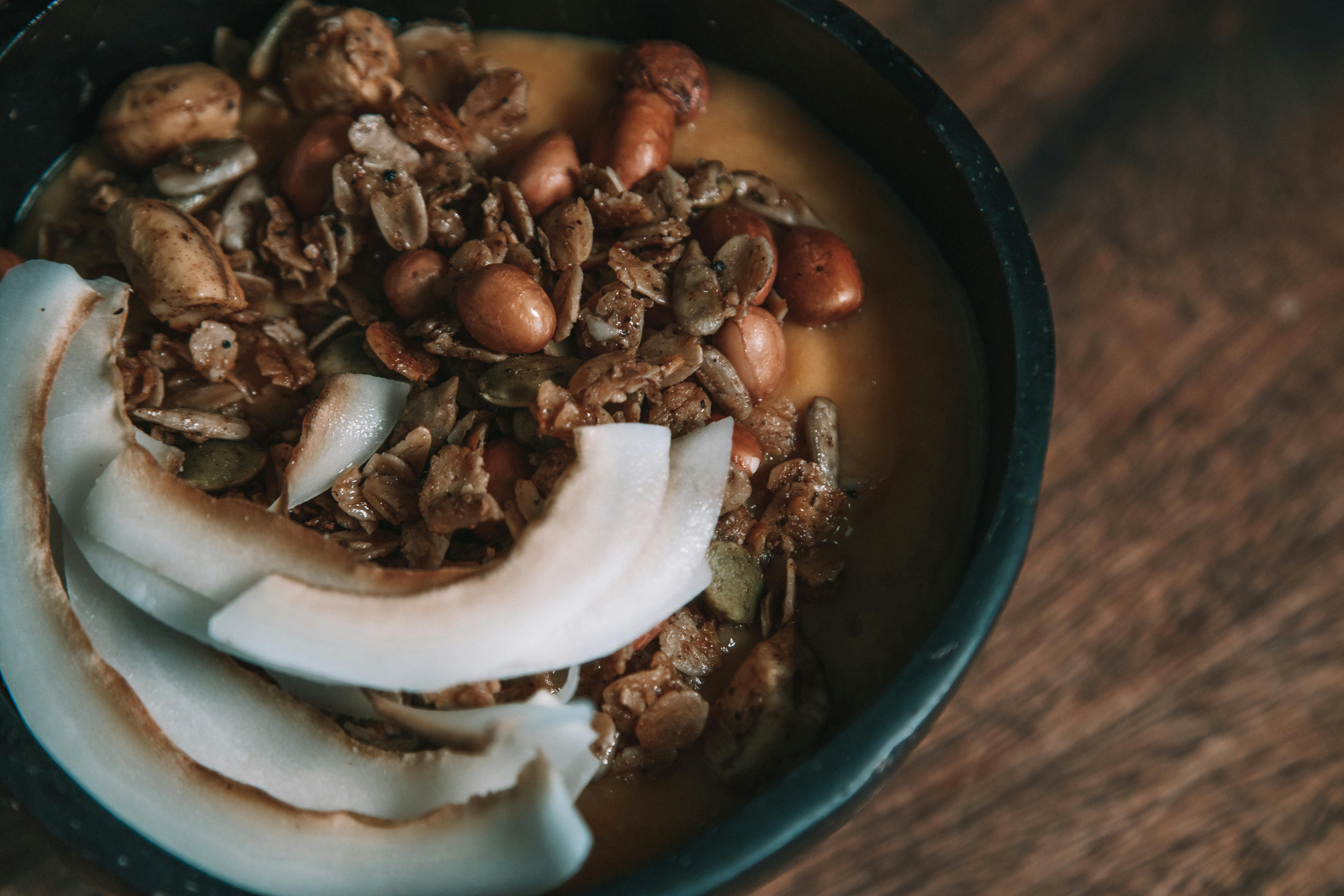 Pumpkin Seed Granola With Nuts And Coconut Clusters