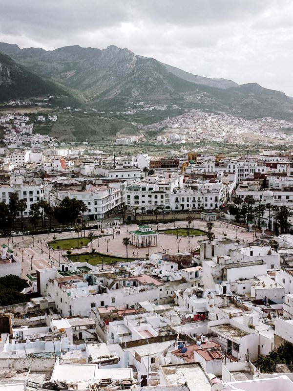 Tetouan Ensanche Spanish colonial quarter boulevard