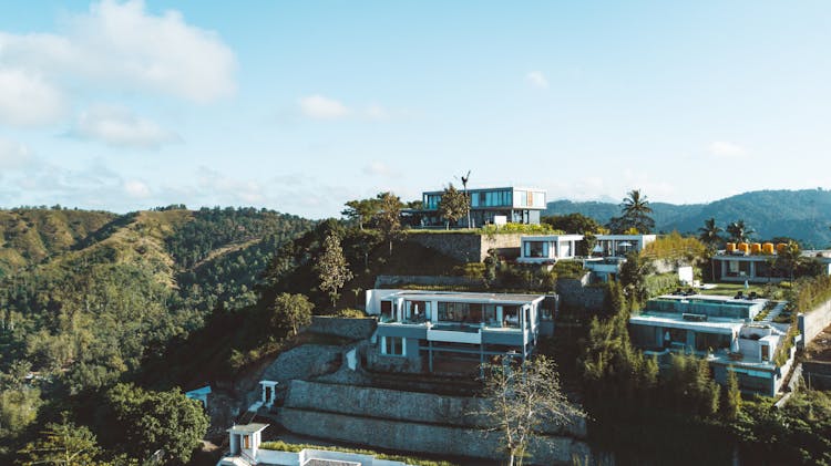 Hotel Built Of Top Of Mountain