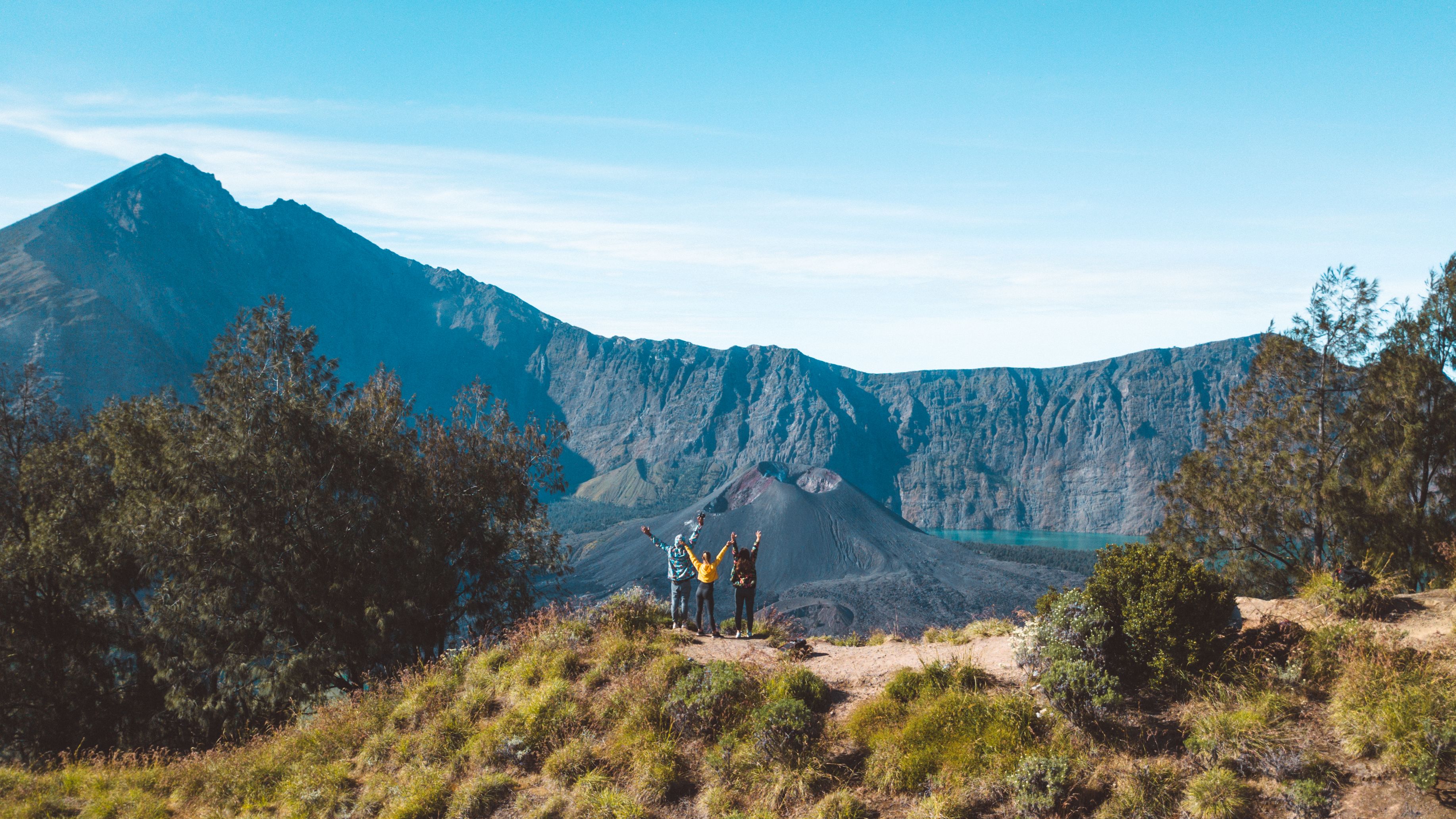 Randonnée au Mont Rinjani
