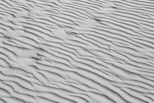 Full Shot of White Sand