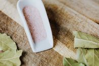 White Soap on White Ceramic Tray
