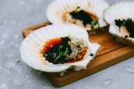 White Ceramic Bowl With Green and Brown Food