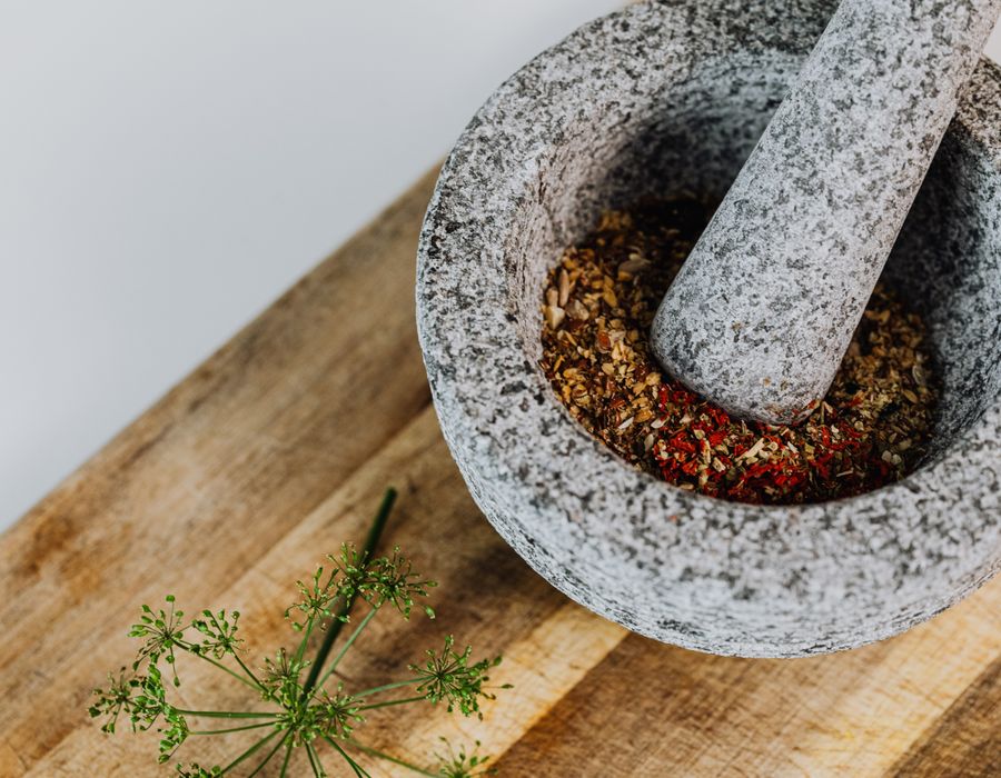 Grove Stone Mortar and Pestle