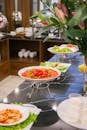 Fresh Vegetables Food Options on Buffet Table