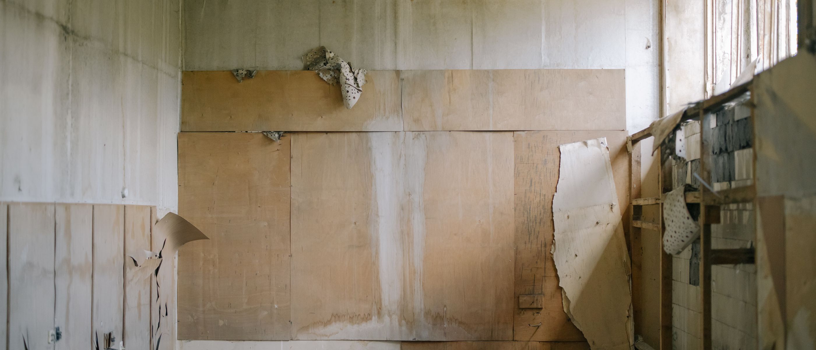 House Painting in St Johns — a decorator at work mid-project