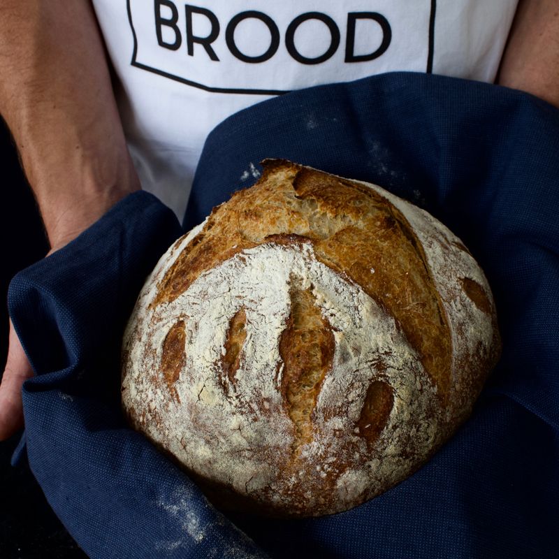 Sourdough Moroccan Spiced Apricot and Sesame Swirl Batard
