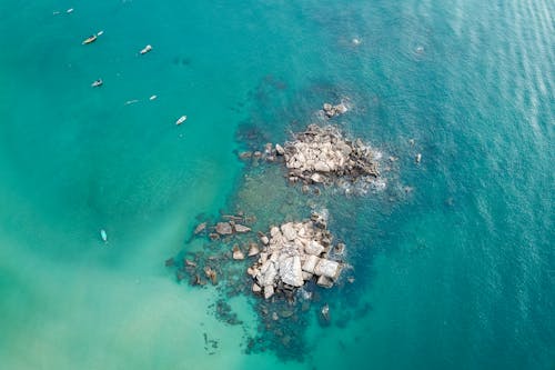 Immagine gratuita di acqua, aereo, altezza