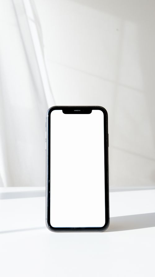 Facebook ad template on phone