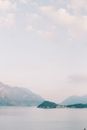 Green Mountains Under White Sky