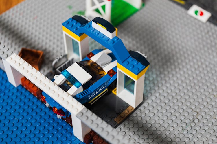 Close-up Of Lego Toys