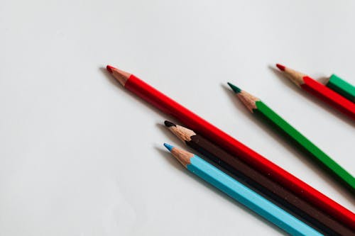 Close-up of Colored Pencils