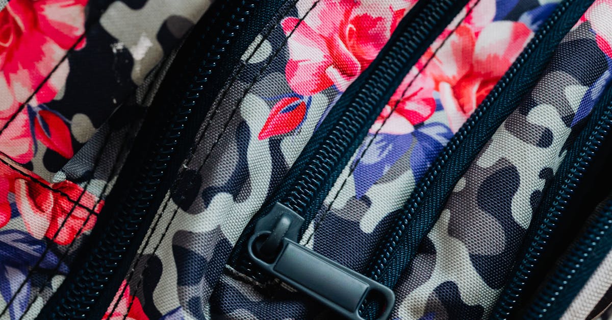 How to unstick a zipper on backpack