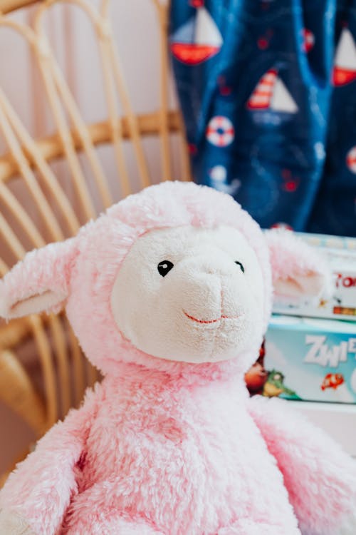 Free Close-up of a Pink Stuffed Toy Stock Photo