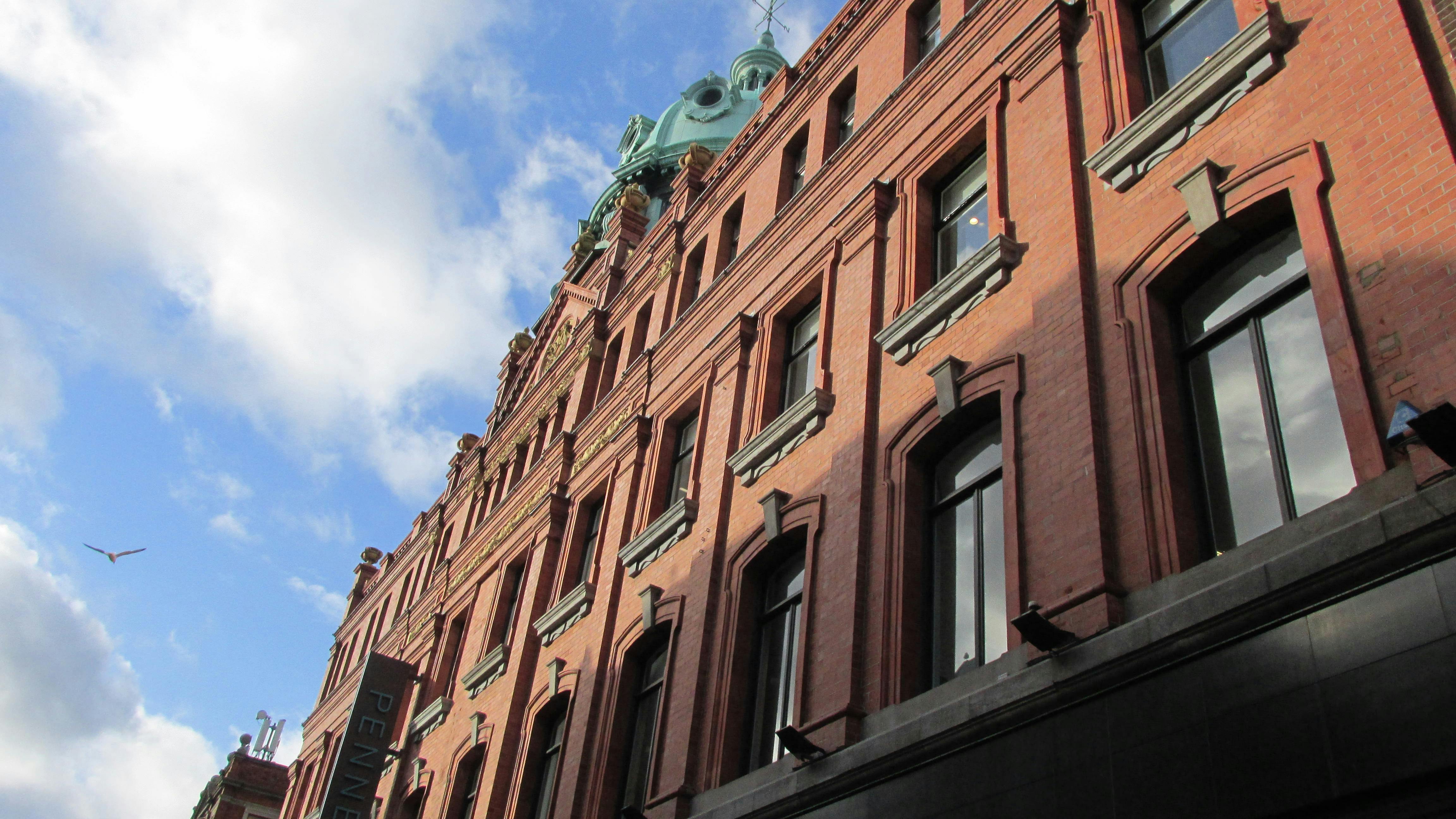 Free stock photo of blue, brown, buildings