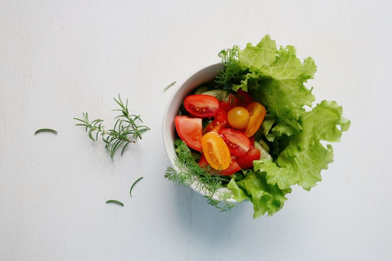 lettuce wrap filled with egg salad