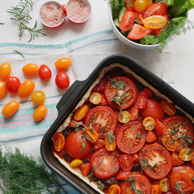 One-Pot Roasted Tomato and Herb Orzo
