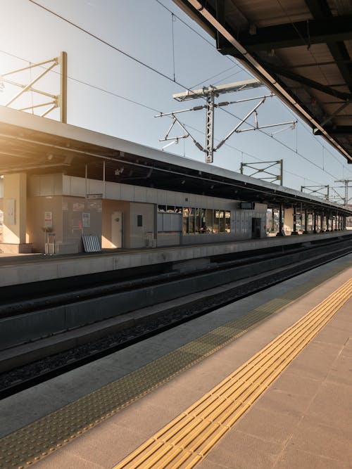 Photograph of a Train Station During the Day