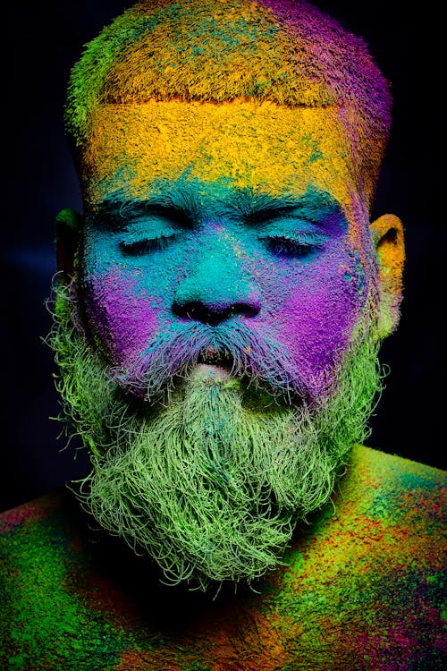 Photos gratuites de barbe, coloré, couleurs vives