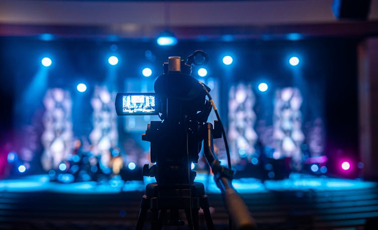 Camera Recording Stage During Show