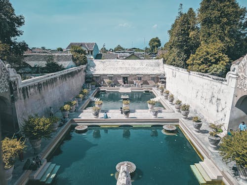 Free Taman Sari Water Castle in Yogyakarta, Indonesia Stock Photo