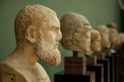 Selective Focus Photo of Head Busts