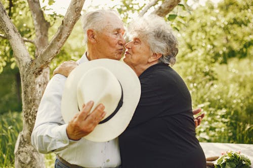 Foto profissional grátis de abraçando, afeição, beijando