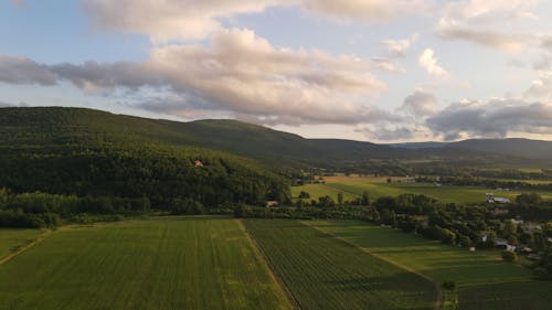 Imagine de stoc gratuită din fotografie aeriană, fotografie cu drona, la țară