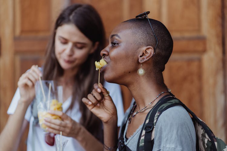 Two Women Eating