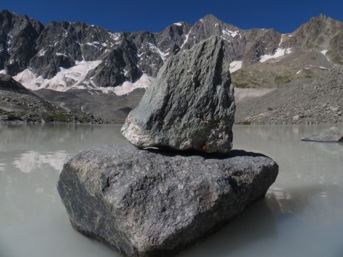 Free stock photo of lac, mountains Stock Photo