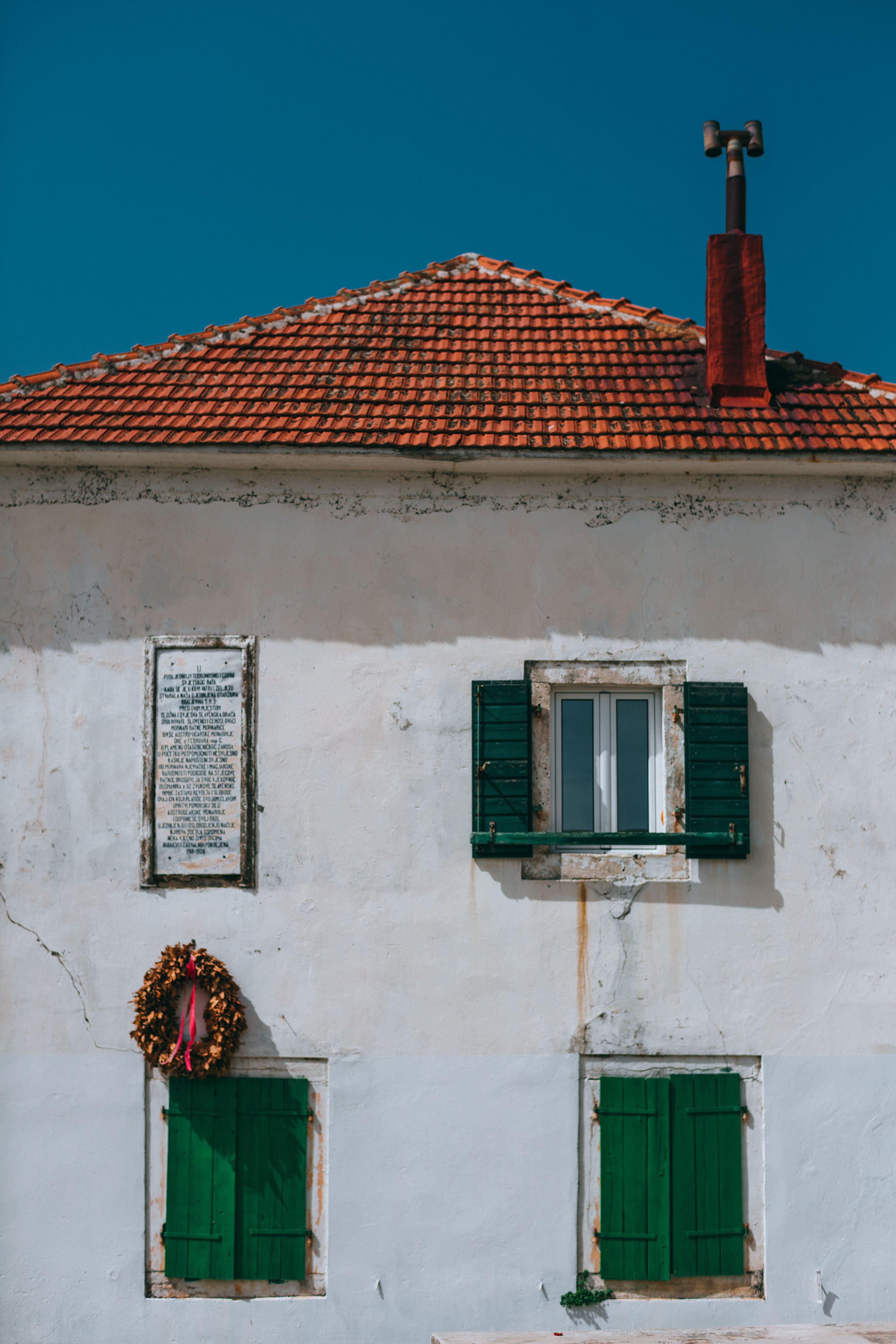 Old abandoned house under blue sky · Free Stock Photo