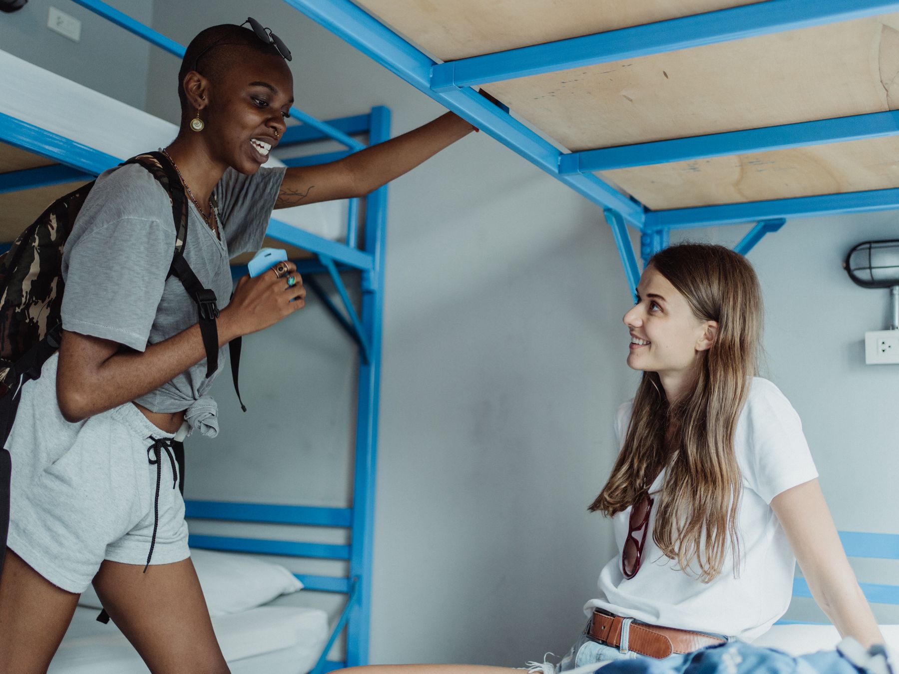 Treeton — student move with boxes and a van