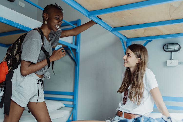 Young Women In Hostel