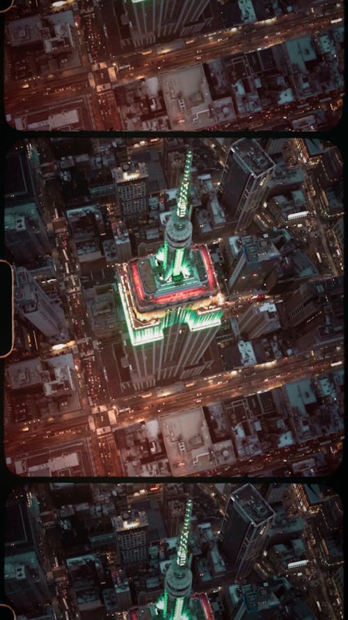 Immagine gratuita di elicottero, empire state building, foto aerea