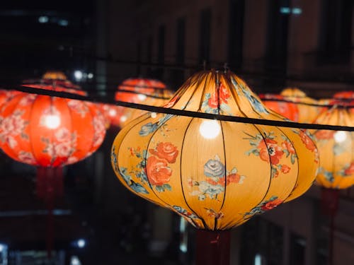 Kostenloses Stock Foto zu china, china town, chinesische lampe