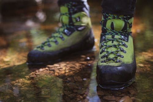 Free Hiking Boots in Close Up Stock Photo