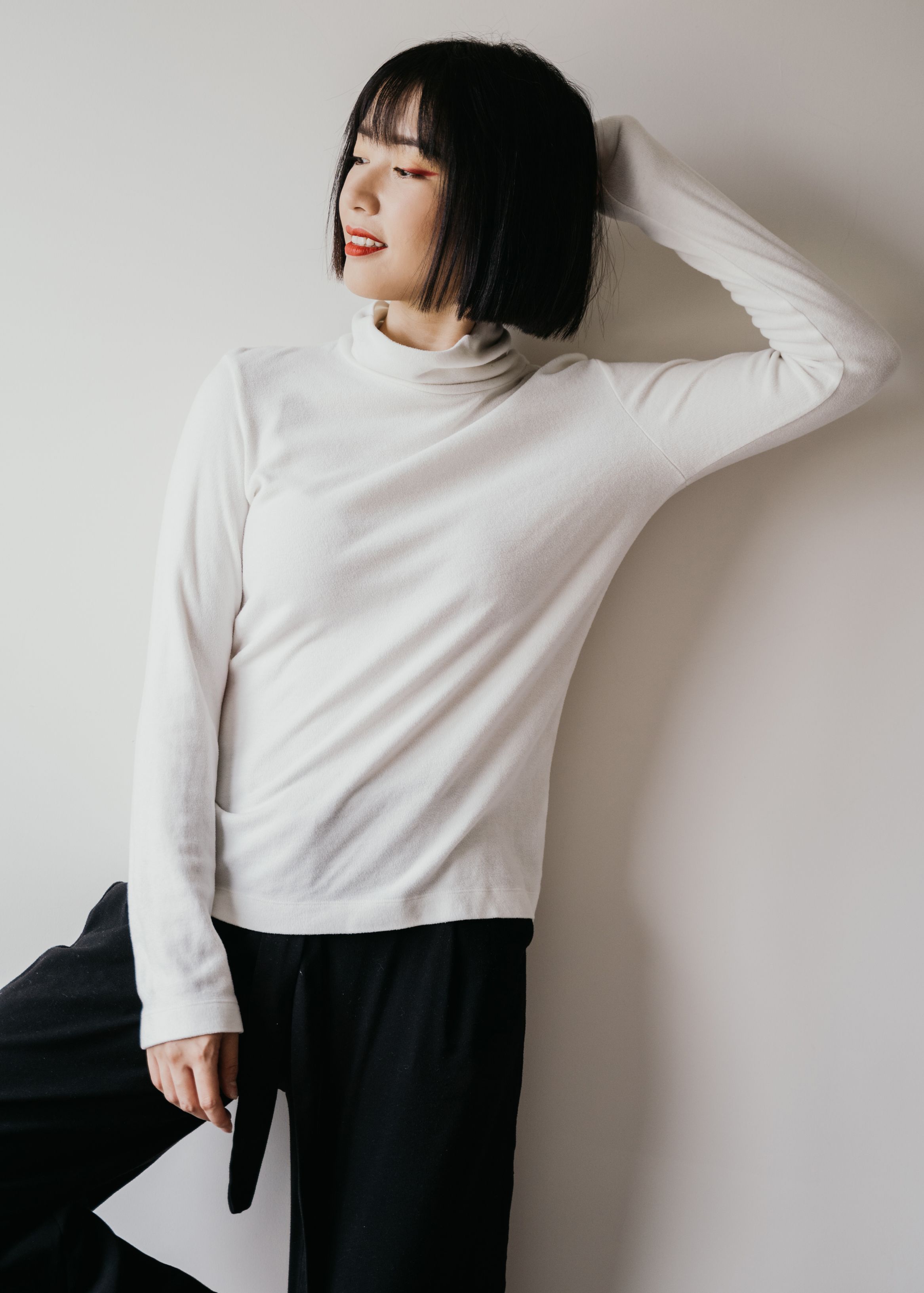 A Woman in White Long Sleeve Shirt · Free Stock Photo
