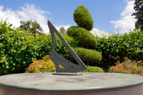 Free stock photo of summer, sun dial