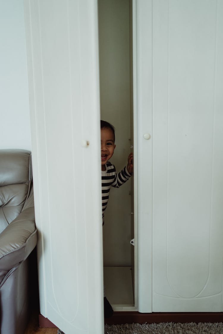 Baby In Wardrobe