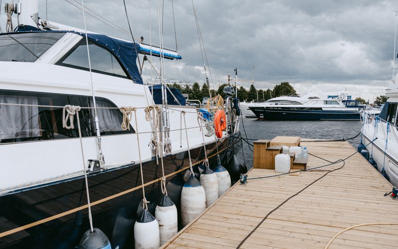 Amarrage au port