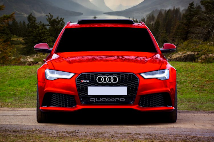Red Audi Rs6