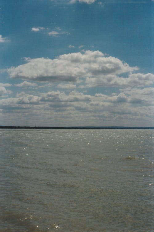 Clouds Above Blue Lake